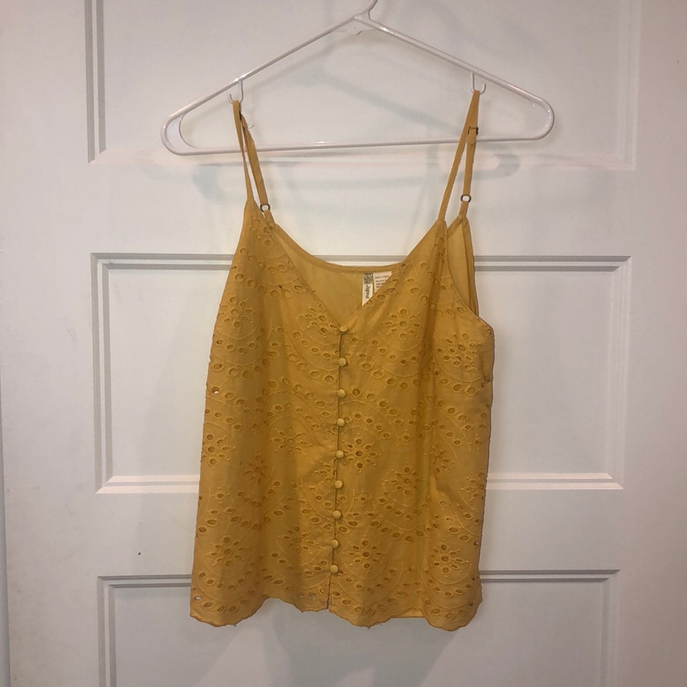 Yellow tank top, only worn a couple of times!